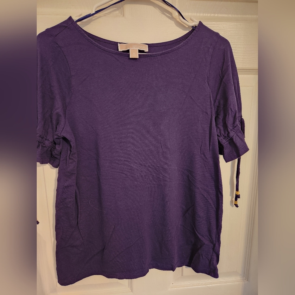 Michael Kors, navy blue top, M